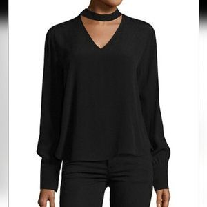 Soya Concept Choker Black Blouse Size XL